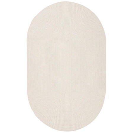 Safavieh 5 x 8 ft. Braided Contemporary Oval Hand Woven Area Rug Ivory & Beige BRD315B-5OV